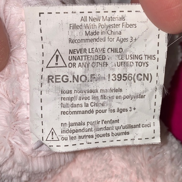 Full body fluffy Pink Pig puppet. Very soft. - Picture 7 of 8